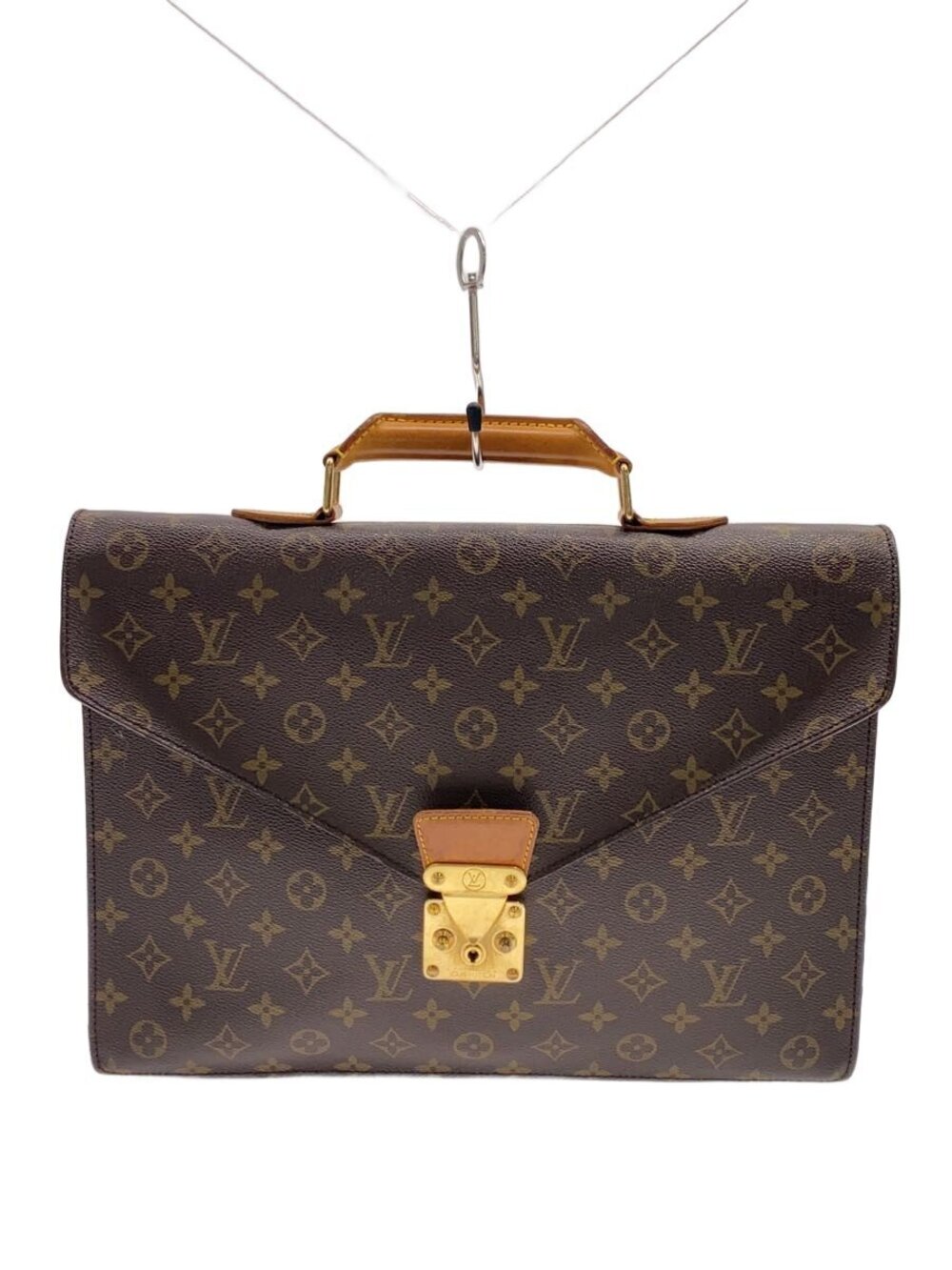 LOUIS VUITTON Serviette Conseiller Monogram Canvas Brown Heavy